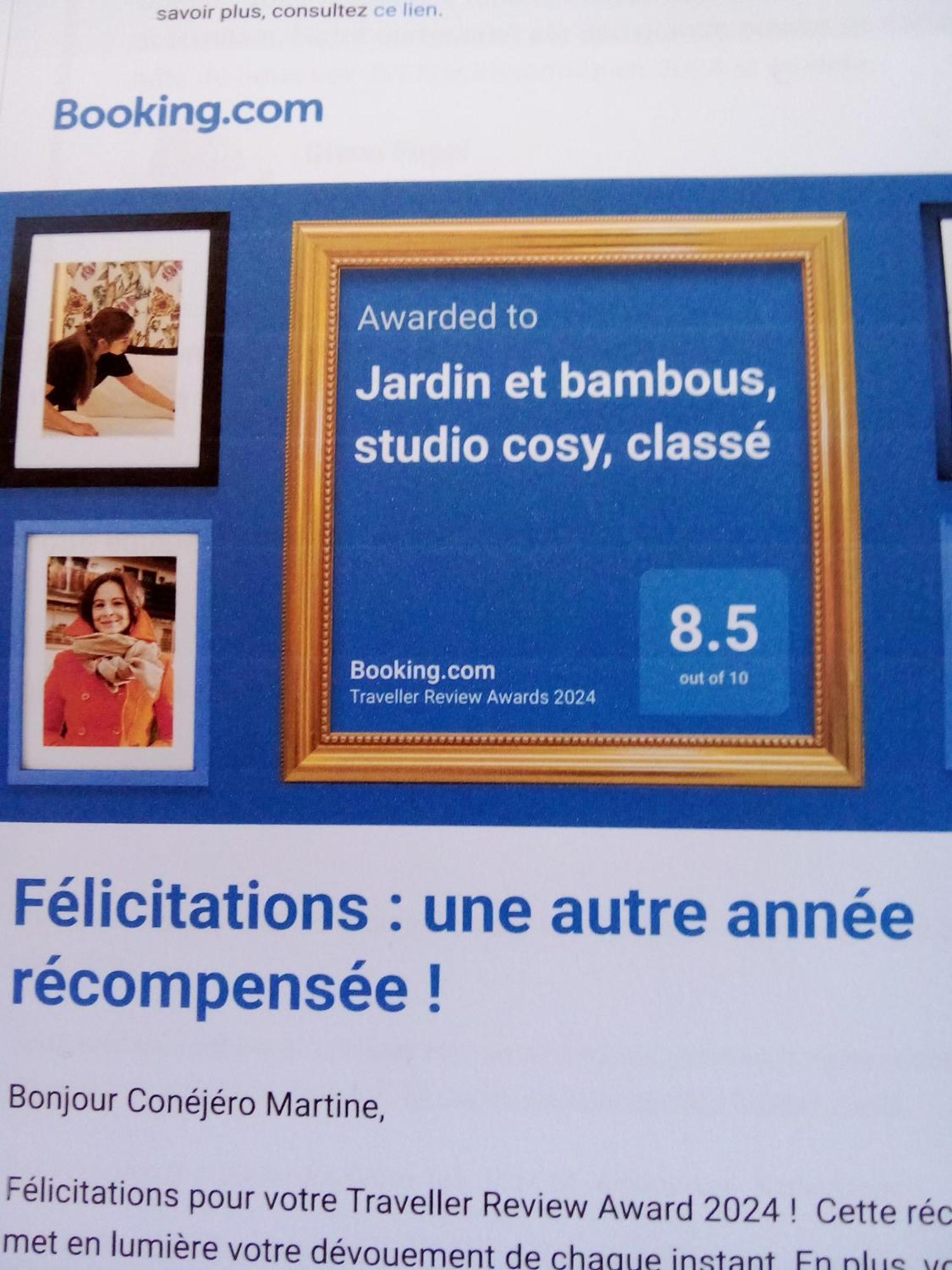 Jardin Et Bambous, Studio Cosy, Classe 2 Etoiles Marseillan Kültér fotó